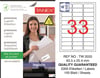 TW-2033 63,5x25,4 mm LOJİSTİK ETİKET 
