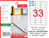TW-2033 63,5x25,4 mm SÜRSAJLI LASER ETİKET 