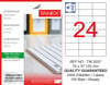 TW-2037 70x37,125 mm SÜRSAJLI LASER ETİKET 