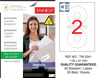 TW-2041 118x41 mm LOJİSTİK ETİKET 