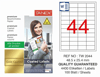 TW-2044 48,5x25,4 mm GOLD LASER ETİKET 
