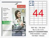 TW-2044 48,5x25,4 mm PARLAK LASER ETİKET 