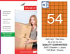 TW-2054 35x33,16 mm TURUNCU LASER ETİKET 