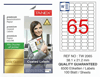 TW-2065 38,1x21,2 mm GOLD LASER ETİKET 