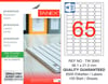 TW-2065 38,1x21,2 mm SÜRSAJLI LASER ETİKET 