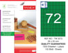 TW-2072 26,25x33 mm FLO YEŞİL LASER ETİKET 