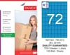 TW-2072 26,25x33 mm MAVİ LASER ETİKET 