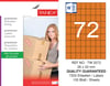 TW-2072 26,25x33 mm TURUNCU LASER ETİKET 