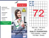 TW-2072 26X33 MM LASER ETİKET KUŞE, 