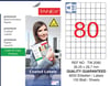 TW-2080 26,25X29,7 MM LASER ETİKET KUŞE, 