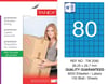 TW-2080 26,25x29,7 mm MAVİ LASER ETİKET 
