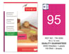 TW-2095 30x12 mm FLO PEMBE LASER ETİKET 