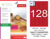 TW-2096 43,2x8,5 mm FLO KIRMIZI LASER ETİKET 