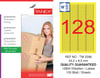 TW-2096 43,2x8,5 mm SARI LASER ETİKET 