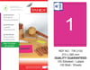 TW-2100 210x280 mm FLO PEMBE LASER ETİKET 