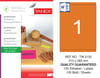 TW-2100 210x280 mm FLO TURUNCU LASER ETİKET 