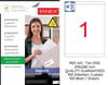 TW-2100 210x280 mm LOJİSTİK ETİKET 