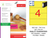 TW-2104 192x59 mm FLO SARI LASER ETİKET 