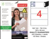 TW-2104 192x59 mm LOJİSTİK ETİKET 