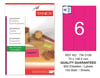 TW-2106 70x148,5 mm FLO PEMBE LASER ETİKET 