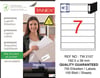 TW-2107 192,5x39 mm LOJİSTİK ETİKET 