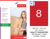 TW-2108 192x34 mm KIRMIZI LASER ETİKET 