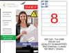 TW-2108 192x34 mm LOJİSTİK ETİKET 