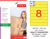 TW-2108 192x34 mm SARI LASER ETİKET 