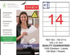 TW-2114 105x41 mm LOJİSTİK ETİKET 