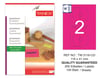 TW-2116 116x41 mm FLO PEMBE LASER ETİKET 
