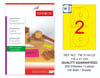 TW-2116 116x41 mm FLO SARI LASER ETİKET 