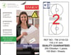 TW-2116 116x41 mm LOJİSTİK ETİKET 