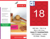 TW-2118 58,4x42,3 mm FLO KIRMIZI LASER ETİKET 