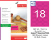 TW-2118 58,4x42,3 mm FLO PEMBE LASER ETİKET 