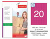 TW-2120 31x14 mm PEMBE LASER ETİKET 