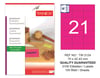TW-2124 70x42,43 mm FLO PEMBE LASER ETİKET 