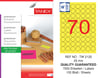 TW-2125 25 mm FLO SARI LASER ETİKET 