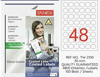 TW-2130 30 mm PARLAK LASER ETİKET 