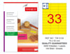 TW-2133 70x25 mm FLO SARI LASER ETİKET 