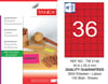 TW-2148 40,6x25,4 mm FLO KIRMIZI LASER ETİKET 