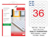 TW-2148 40,6x25,4 mm LASER ETİKET .