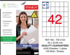 TW-2154 35x42,43 mm LOJİSTİK ETİKET 