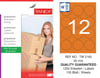 TW-2160 60 mm TURUNCU LASER ETİKET 