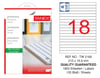 TW-2169 210x16,9 mm LASER ETİKET .
