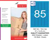 TW-2180 37x14,25 mm MAVİ LASER ETİKET 