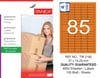 TW-2180 37x14,25 mm TURUNCU LASER ETİKET 