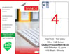 TW-2204 105x148,5 mm CARBON NEUTRAL LASER ETİKET 