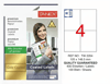 TW-2204 105x148,5 mm GOLD LASER ETİKET 