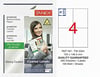 TW-2204 105x148,5 mm PARLAK LASER ETİKET 