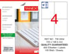 TW-2204 105x148,5 mm SÜRSAJLI LASER ETİKET 